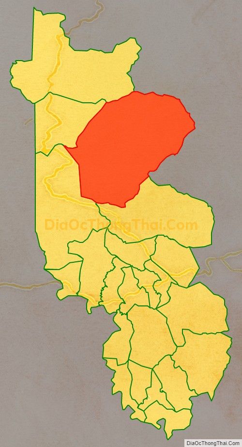 Bản đồ vị trí và địa giới hành chính Xã Hướng Sơn, huyện Hướng Hóa