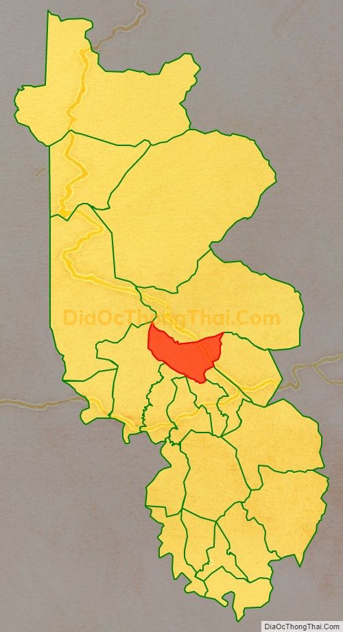Bản đồ vị trí và địa giới hành chính Xã Hướng Tân, huyện Hướng Hóa