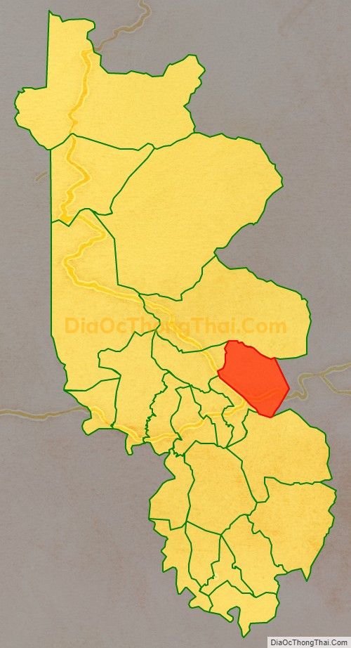 Bản đồ vị trí và địa giới hành chính Xã Tân Hợp, huyện Hướng Hóa
