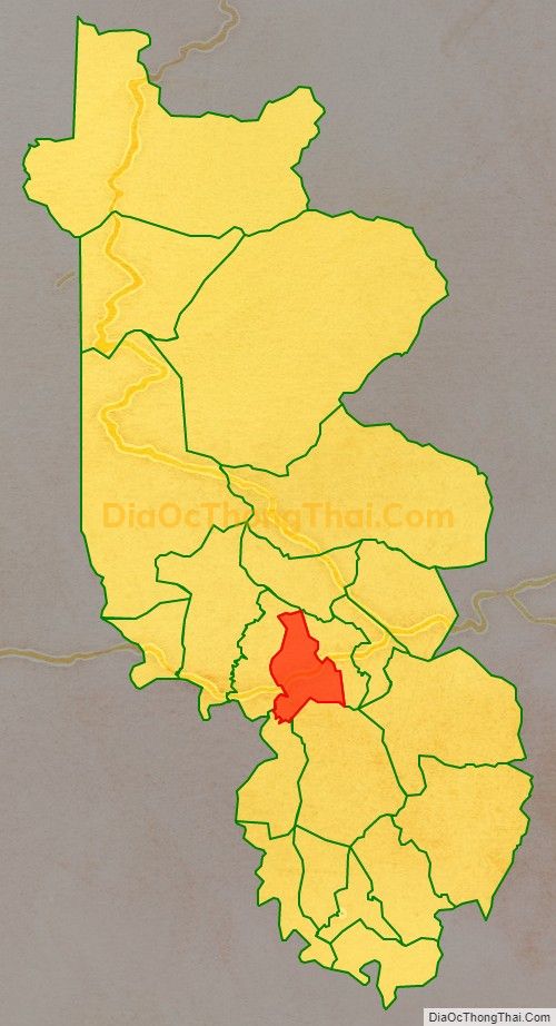 Bản đồ vị trí và địa giới hành chính Xã Tân Lập, huyện Hướng Hóa