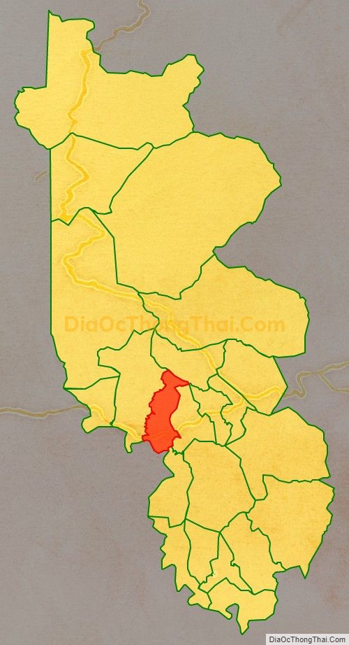 Bản đồ vị trí và địa giới hành chính Xã Tân Long, huyện Hướng Hóa