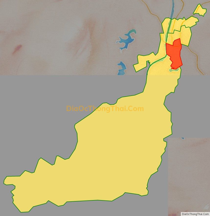 Bản đồ vị trí và địa giới hành chính Phường 1, thị xã Quảng Trị