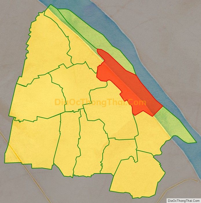 Bản đồ vị trí và địa giới hành chính Xã An Lạc Tây, huyện Kế Sách