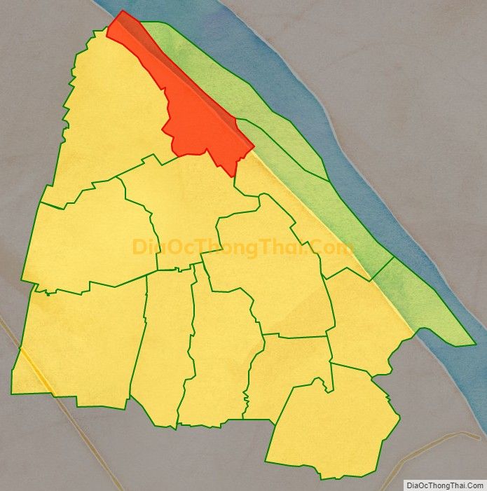 Bản đồ vị trí và địa giới hành chính Thị trấn An Lạc Thôn, huyện Kế Sách