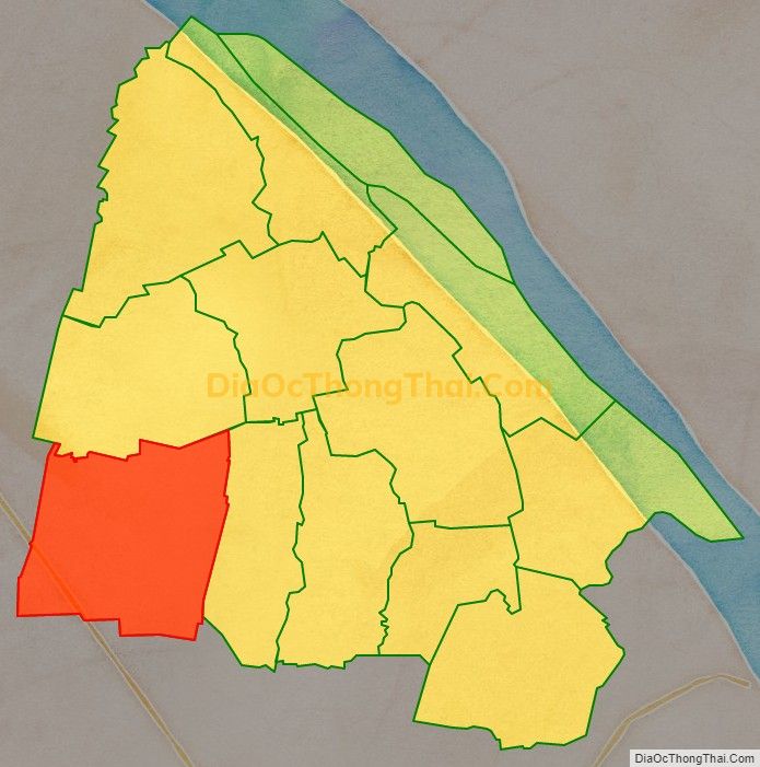 Bản đồ vị trí và địa giới hành chính Xã Đại Hải, huyện Kế Sách