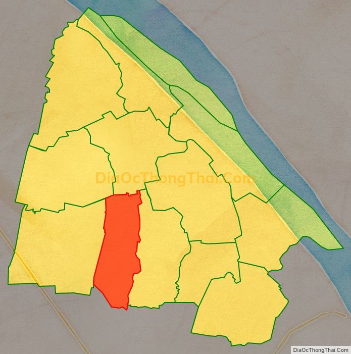 Bản đồ vị trí và địa giới hành chính Xã Kế An, huyện Kế Sách