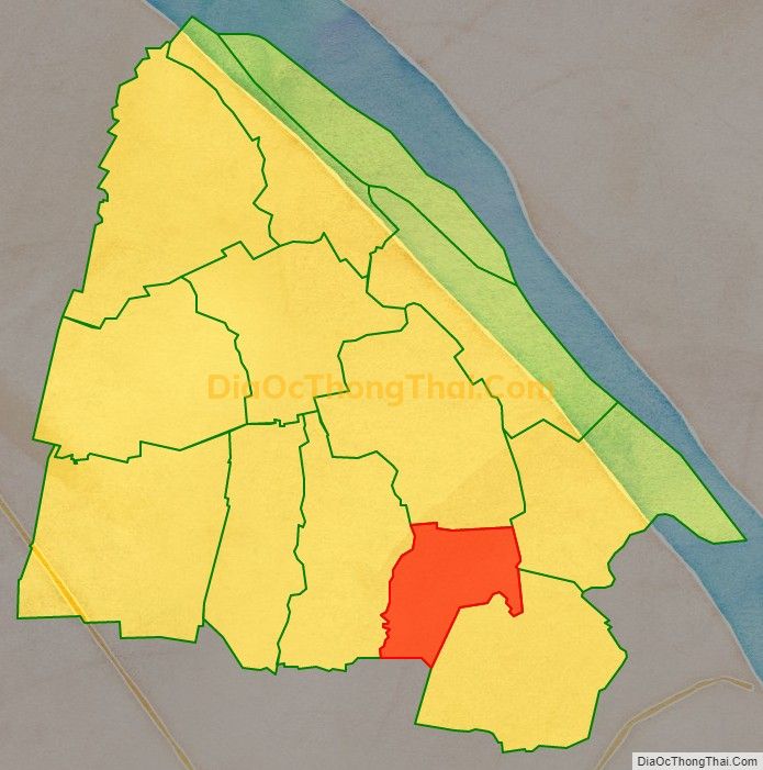 Bản đồ vị trí và địa giới hành chính Thị trấn Kế Sách, huyện Kế Sách