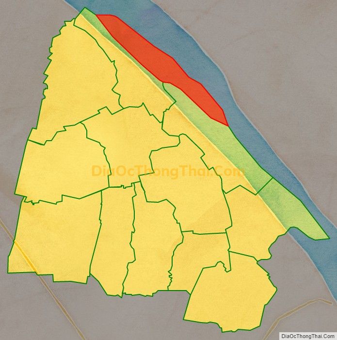 Bản đồ vị trí và địa giới hành chính Xã Phong Nẫm, huyện Kế Sách