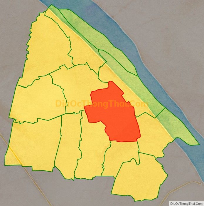 Bản đồ vị trí và địa giới hành chính Xã Thới An Hội, huyện Kế Sách