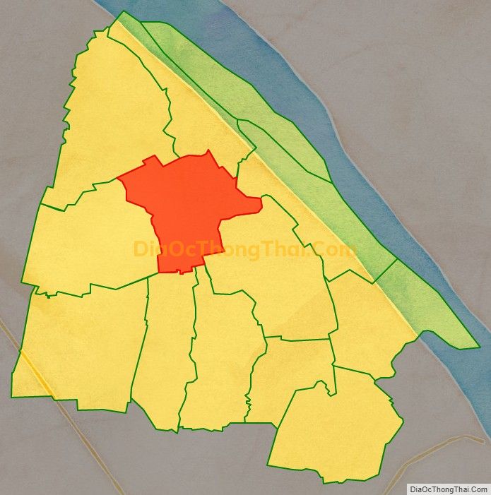 Bản đồ vị trí và địa giới hành chính Xã Trinh Phú, huyện Kế Sách