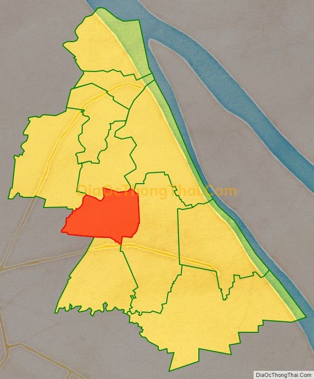 Bản đồ vị trí và địa giới hành chính Xã Châu Khánh, huyện Long Phú