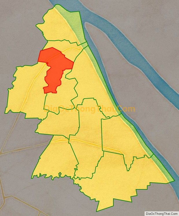 Bản đồ vị trí và địa giới hành chính Xã Hậu Thạnh, huyện Long Phú