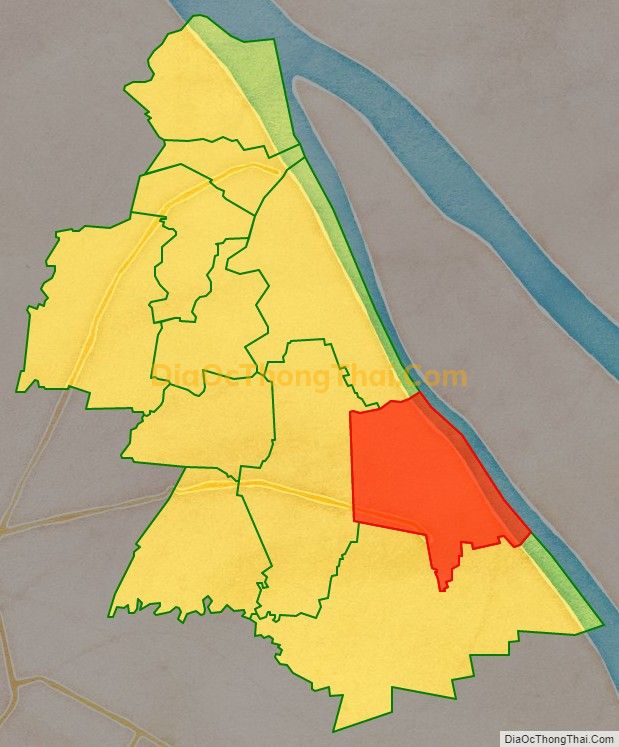 Bản đồ vị trí và địa giới hành chính Thị trấn Long Phú, huyện Long Phú