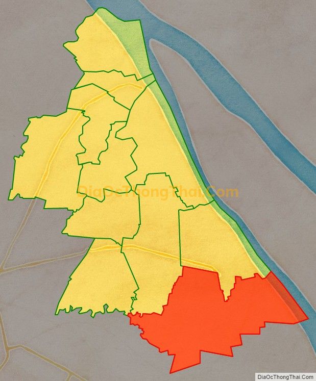 Bản đồ vị trí và địa giới hành chính Xã Long Phú, huyện Long Phú