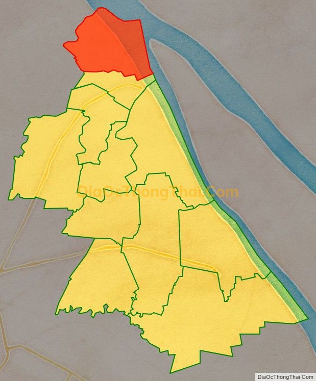 Bản đồ vị trí và địa giới hành chính Xã Song Phụng, huyện Long Phú