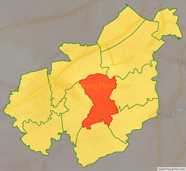 Bản đồ vị trí và địa giới hành chính Xã Hòa Tú 1, huyện Mỹ Xuyên