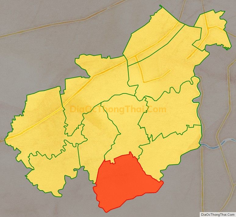 Bản đồ vị trí và địa giới hành chính Xã Hòa Tú 2, huyện Mỹ Xuyên