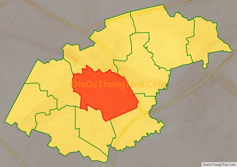 Bản đồ vị trí và địa giới hành chính Xã Thạnh Trị, huyện Thạnh Trị