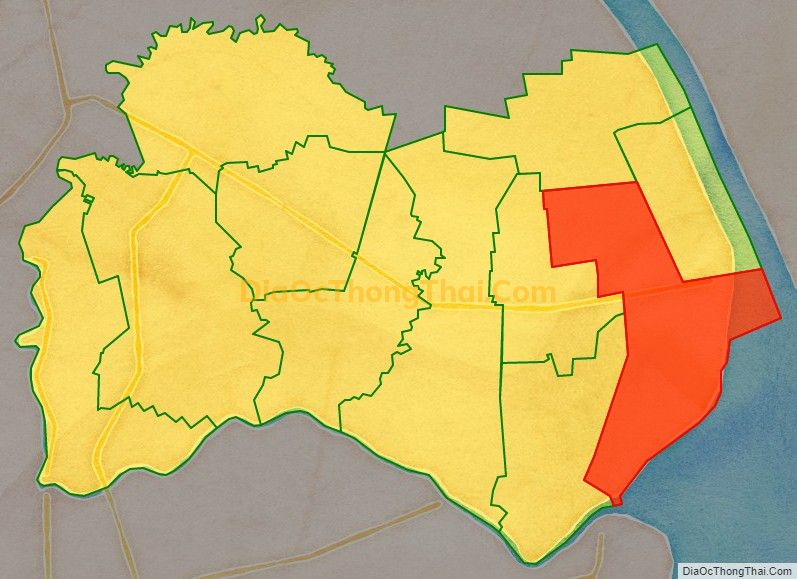 Bản đồ vị trí và địa giới hành chính Xã Trung Bình, huyện Trần Đề