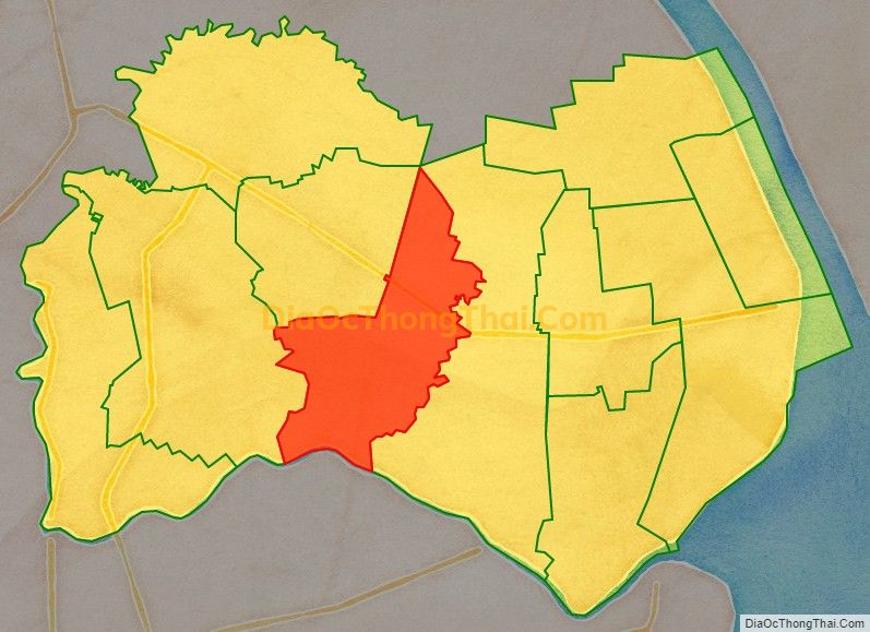 Bản đồ vị trí và địa giới hành chính Xã Viên Bình, huyện Trần Đề