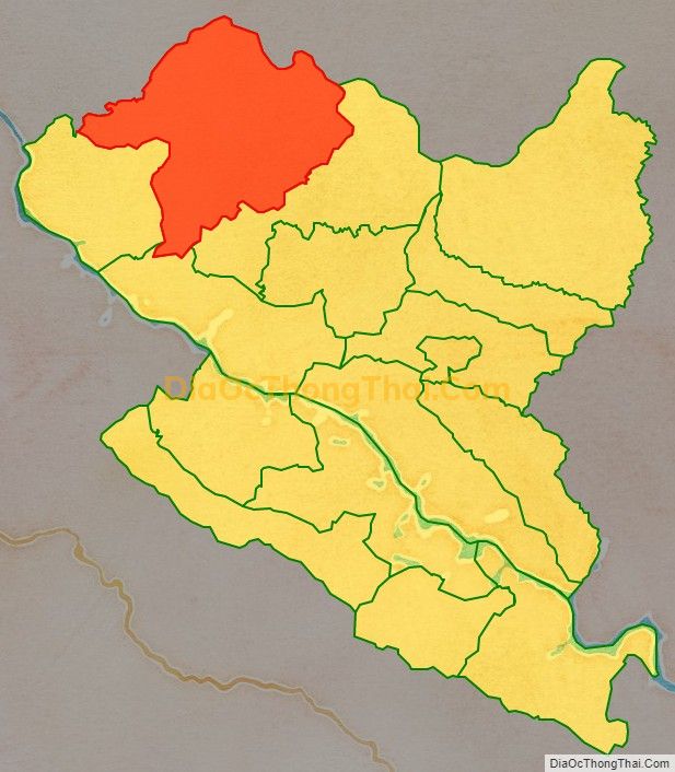 Bản đồ vị trí và địa giới hành chính Xã Hang Chú, huyện Bắc Yên