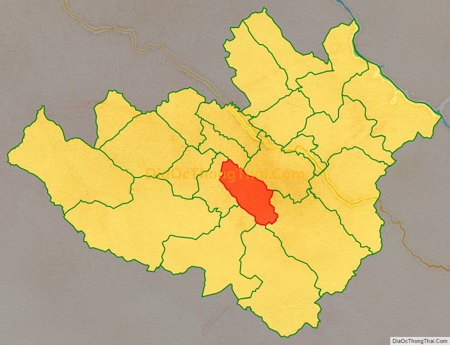Bản đồ vị trí và địa giới hành chính Xã Chiềng Ve, huyện Mai Sơn