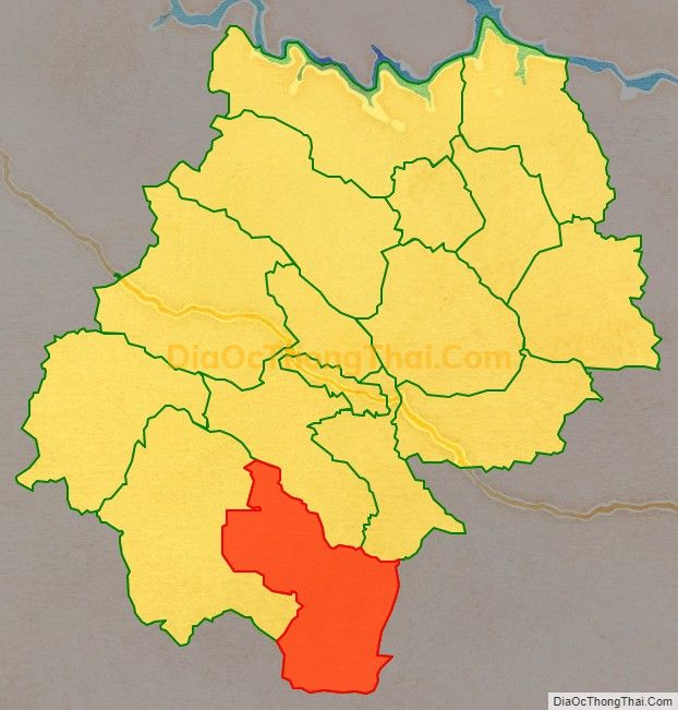 Bản đồ vị trí và địa giới hành chính Xã Chiềng Sơn, huyện Mộc Châu