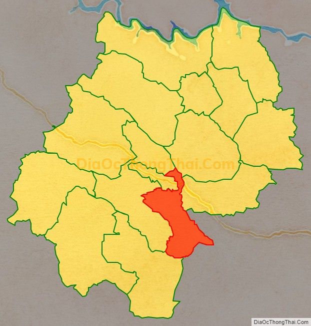Bản đồ vị trí và địa giới hành chính Xã Đông Sang, huyện Mộc Châu