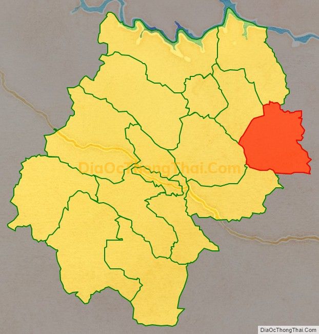 Bản đồ vị trí và địa giới hành chính Xã Hua Păng, huyện Mộc Châu