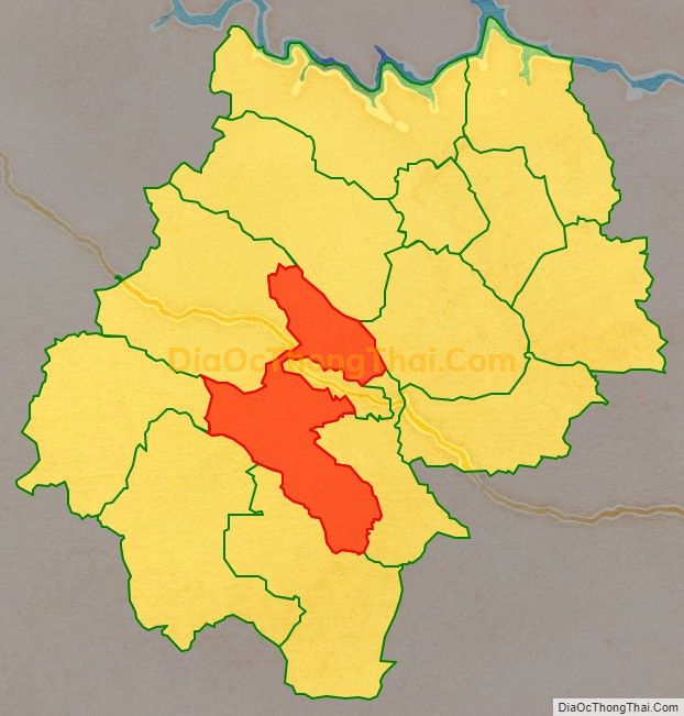 Bản đồ vị trí và địa giới hành chính Xã Mường Sang, huyện Mộc Châu