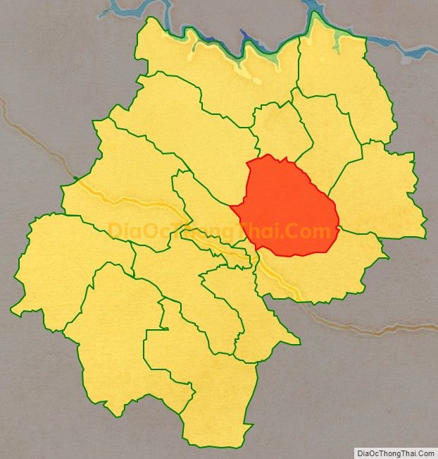 Bản đồ vị trí và địa giới hành chính Thị trấn Nông trường Mộc Châu, huyện Mộc Châu