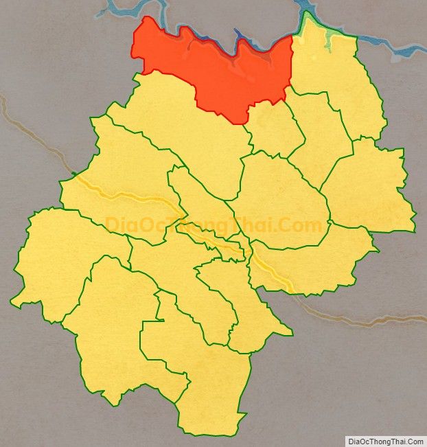 Bản đồ vị trí và địa giới hành chính Xã Tân Hợp, huyện Mộc Châu