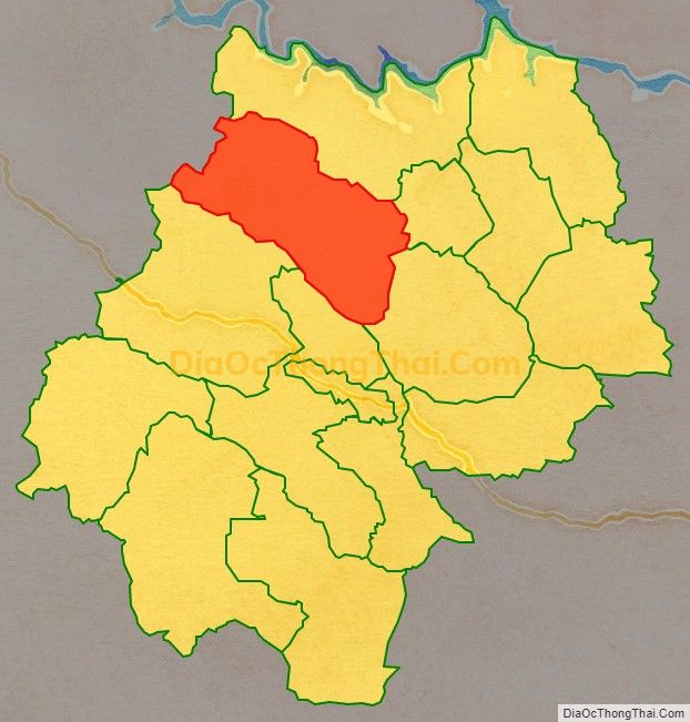 Bản đồ vị trí và địa giới hành chính Xã Tân Lập, huyện Mộc Châu