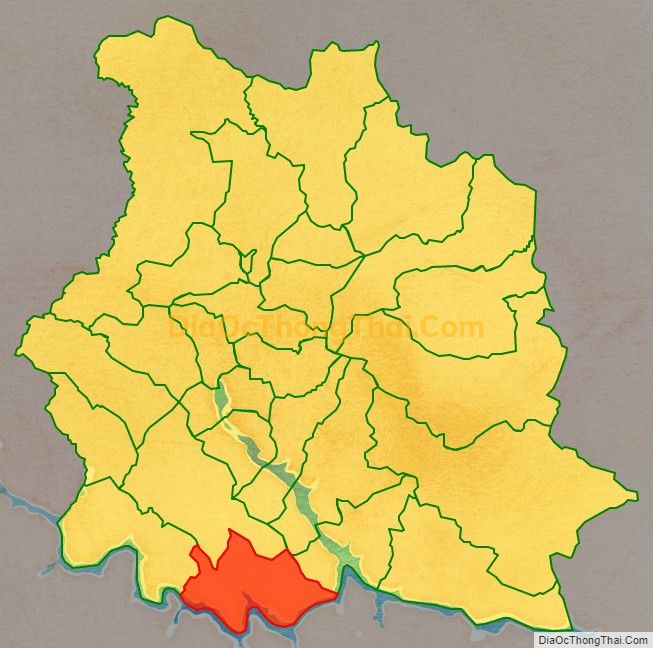 Bản đồ vị trí và địa giới hành chính Xã Bắc Phong, huyện Phù Yên