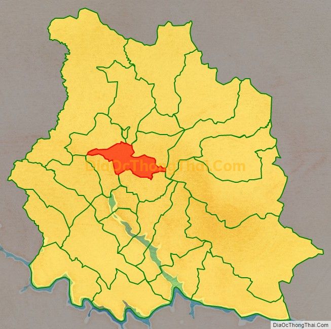 Bản đồ vị trí và địa giới hành chính Xã Huy Hạ, huyện Phù Yên