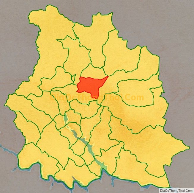 Bản đồ vị trí và địa giới hành chính Xã Huy Tân, huyện Phù Yên