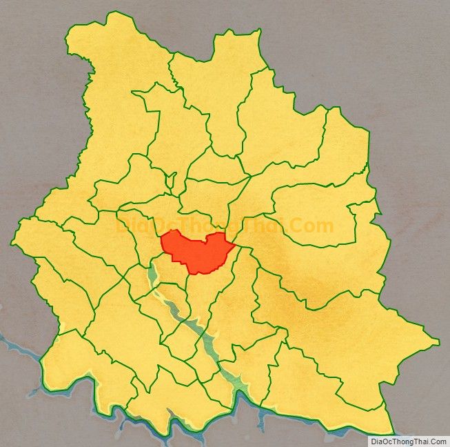 Bản đồ vị trí và địa giới hành chính Xã Huy Tường, huyện Phù Yên