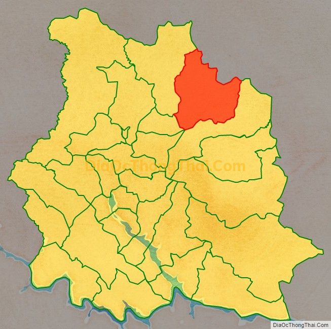 Bản đồ vị trí và địa giới hành chính Xã Mường Cơi, huyện Phù Yên