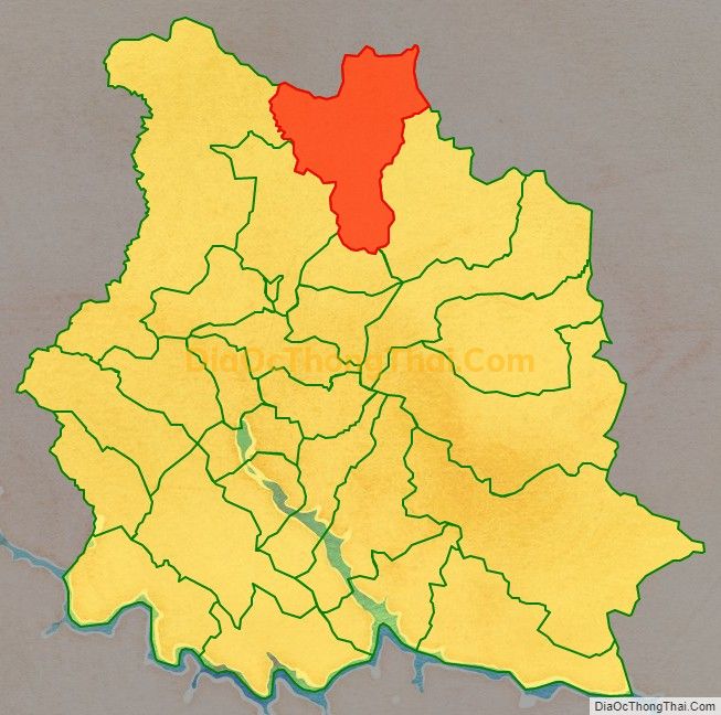 Bản đồ vị trí và địa giới hành chính Xã Mường Thải, huyện Phù Yên