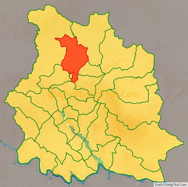 Bản đồ vị trí và địa giới hành chính Xã Quang Huy, huyện Phù Yên