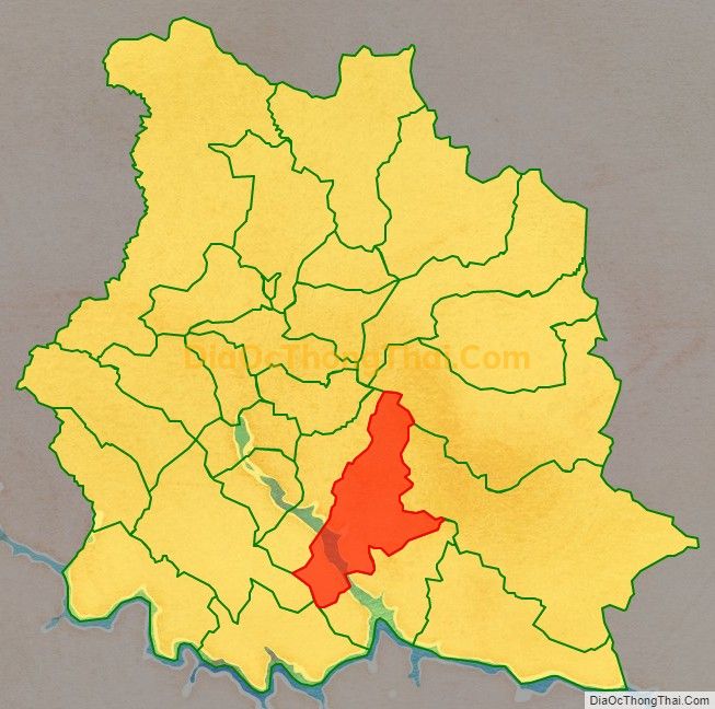 Bản đồ vị trí và địa giới hành chính Xã Tường Phong, huyện Phù Yên