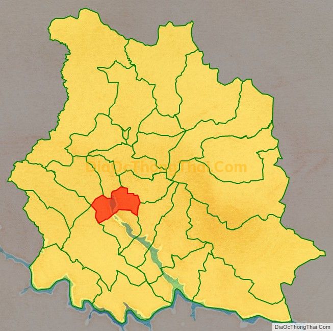 Bản đồ vị trí và địa giới hành chính Xã Tường Thượng, huyện Phù Yên