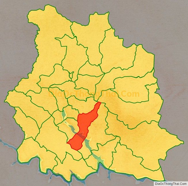 Bản đồ vị trí và địa giới hành chính Xã Tường Tiến, huyện Phù Yên