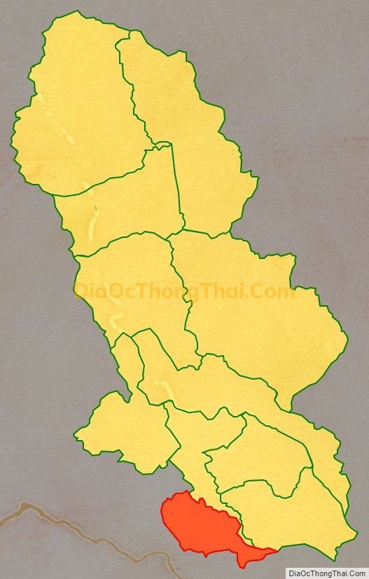 Bản đồ vị trí và địa giới hành chính Xã Chiềng Khoang, huyện Quỳnh Nhai