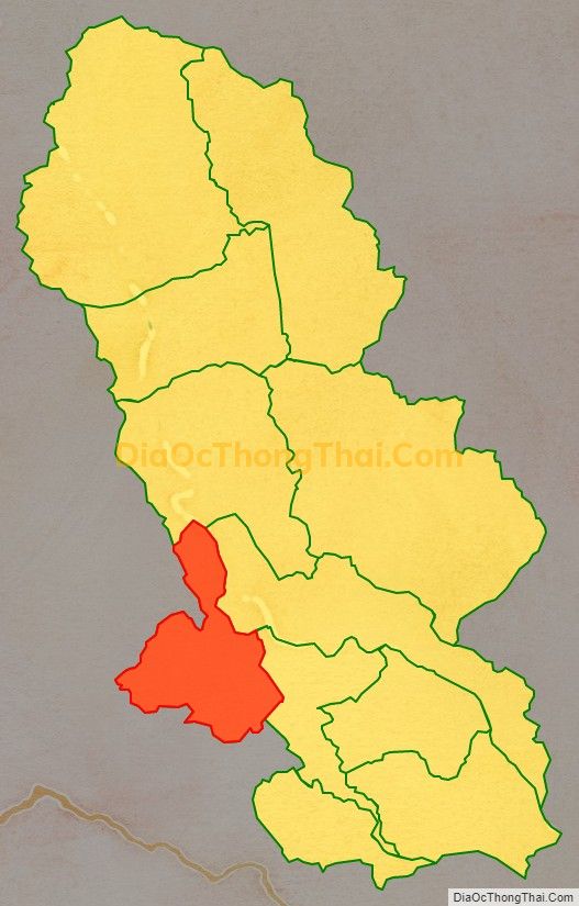 Bản đồ vị trí và địa giới hành chính Xã Mường Giàng, huyện Quỳnh Nhai