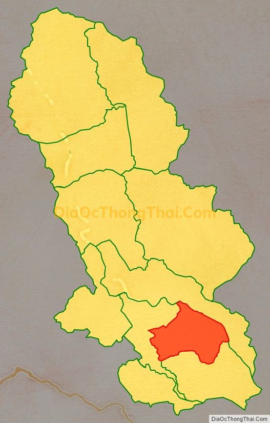 Bản đồ vị trí và địa giới hành chính Xã Mường Sại, huyện Quỳnh Nhai