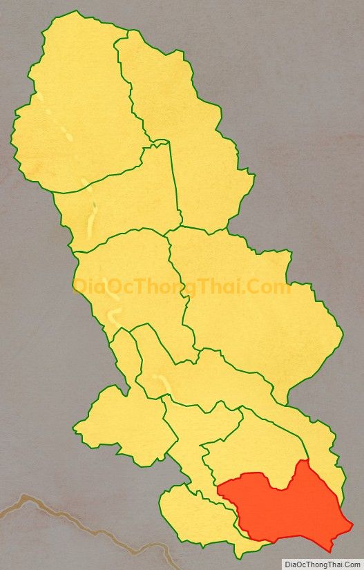 Bản đồ vị trí và địa giới hành chính Xã Nặm Ét, huyện Quỳnh Nhai