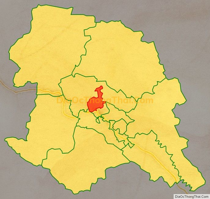 Bản đồ vị trí và địa giới hành chính Phường Chiềng Lề, thành phố Sơn La