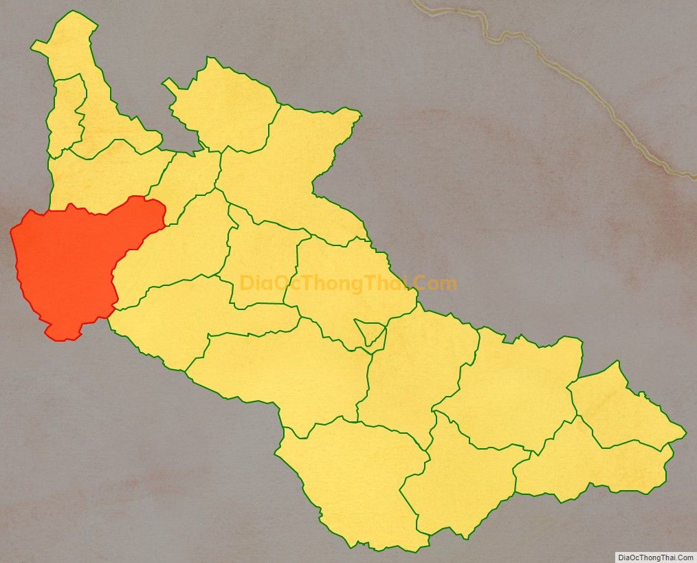 Bản đồ vị trí và địa giới hành chính Xã Đứa Mòn, huyện Sông Mã