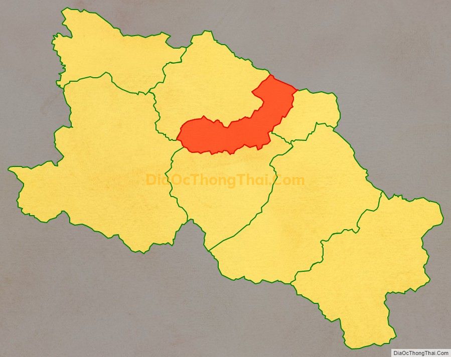 Bản đồ vị trí và địa giới hành chính Xã Dồm Cang, huyện Sốp Cộp